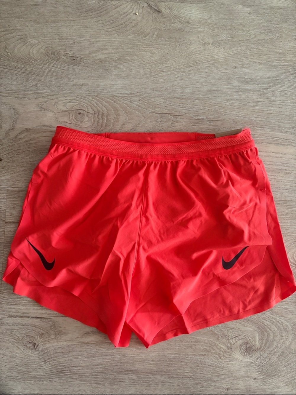 Nike Men’s Aeroswift 4” length Red Athletic Shorts